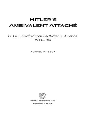 cover image of Hitler's Ambivalent Attaché